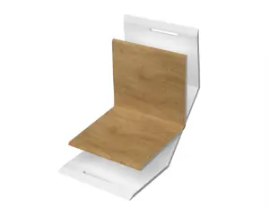 ChamClad Universal Inside Corner Trim 1-Piece 10 ft. PVC Sunbleached Oak (copy)